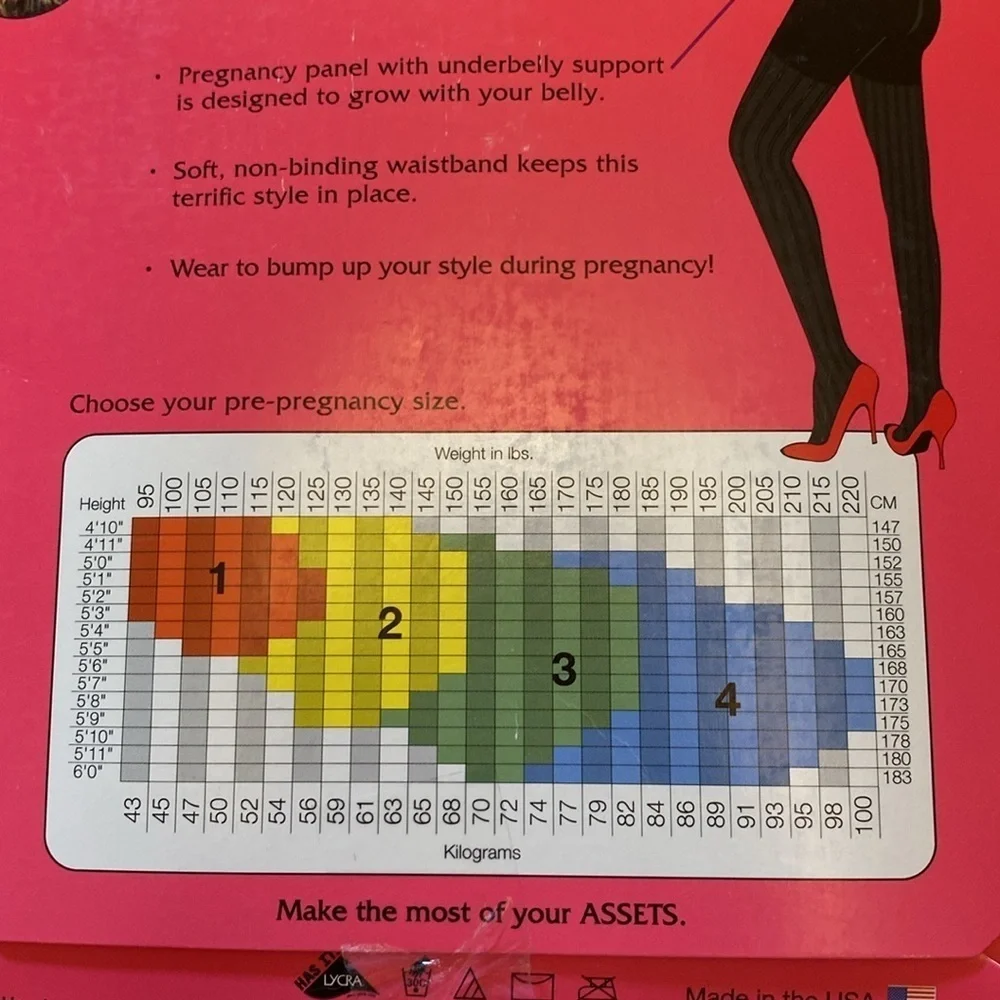 Assets Spanx maternity tights size 3 NWT